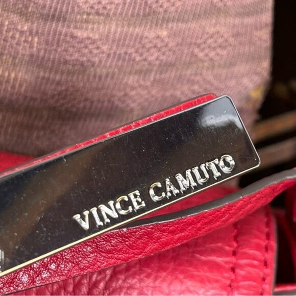 Vince Camuto Rio Red Leather MAKA Crossbody Bag VC-MAKA-CB Purse - Picture 13 of 16